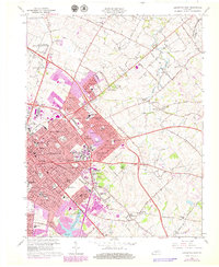 Lexington East 1965 topographic map thumbnail