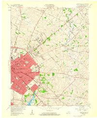 Lexington East 1959 topographic map thumbnail