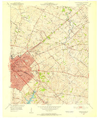 Lexington East 1950 topographic map thumbnail