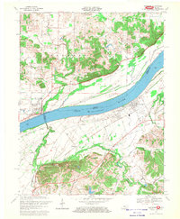 Lewisport 1967 topographic map thumbnail