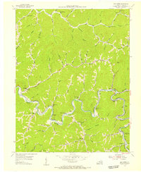 Lick Creek 1954 topographic map thumbnail