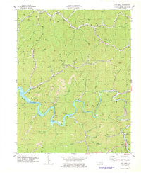 Lick Creek 1978 topographic map thumbnail
