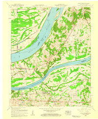 Little Cypress 1958 topographic map thumbnail
