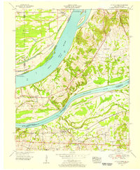 Little Cypress 1954 topographic map thumbnail