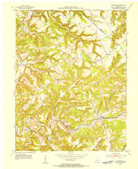 Lodiburg 1953 topographic map thumbnail
