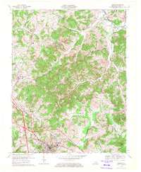 London 1969 topographic map thumbnail