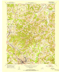 London 1952 topographic map thumbnail