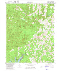 London SW 1979 topographic map thumbnail