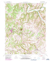 Loretto 1953 topographic map thumbnail