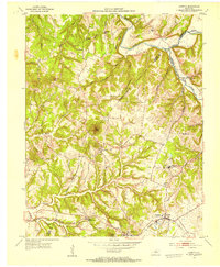 Loretto 1953 topographic map thumbnail