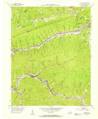 Louellen 1954 topographic map thumbnail