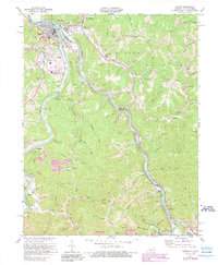 Louisa 1971 topographic map thumbnail