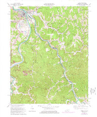 Louisa 1971 topographic map thumbnail