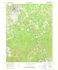 Louisa 1971 topographic map thumbnail