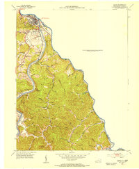 Louisa 1953 topographic map thumbnail