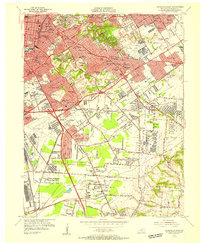 Louisville East 1955 topographic map thumbnail