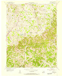 Magnolia 1953 topographic map thumbnail