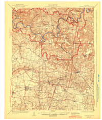 Mammoth Cave 1923 topographic map thumbnail