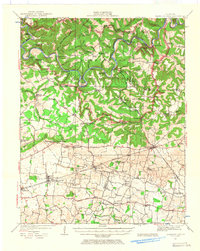 Mammoth Cave 1922 topographic map thumbnail