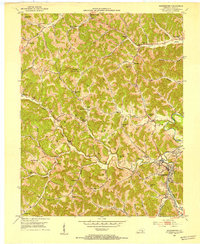 Manchester 1952 topographic map thumbnail
