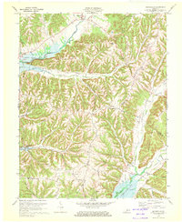 Mannsville 1970 topographic map thumbnail