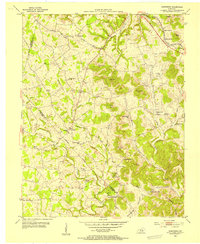 Maretburg 1953 topographic map thumbnail