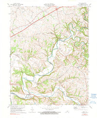 Maud 1972 topographic map thumbnail