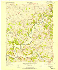 Maud 1953 topographic map thumbnail