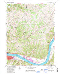 Maysville East 1992 topographic map thumbnail