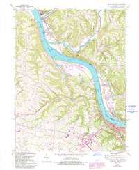 Maysville West 1961 topographic map thumbnail