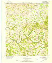 Meador 1954 topographic map thumbnail