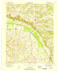 Melber 1951 topographic map thumbnail