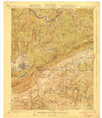 Middlesboro 1930 topographic map thumbnail