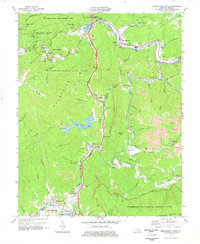 Middlesboro North 1974 topographic map thumbnail