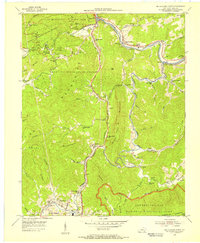 Middlesboro North 1954 topographic map thumbnail