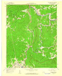 Middlesboro North 1959 topographic map thumbnail
