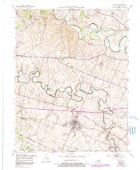Midway 1954 topographic map thumbnail