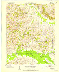 Milburn 1951 topographic map thumbnail