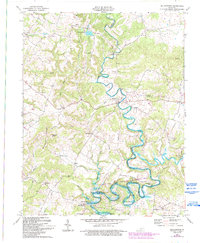 Millerstown 1967 topographic map preview