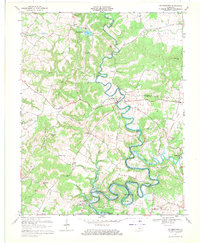 Millerstown 1967 topographic map thumbnail