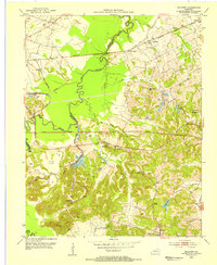 Millport 1953 topographic map preview