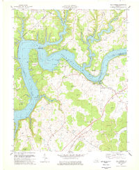 Mill Springs 1978 topographic map thumbnail