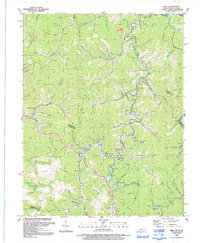 Milo 1992 topographic map thumbnail