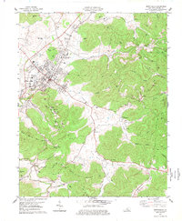 Monticello 1977 topographic map thumbnail