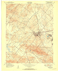 Morganfield 1951 topographic map thumbnail