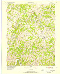 Mount Eden 1954 topographic map thumbnail