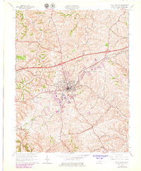Mount Sterling 1965 topographic map thumbnail