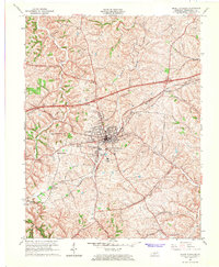 Mount Sterling 1965 topographic map thumbnail