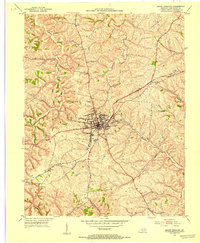 Mount Sterling 1952 topographic map thumbnail