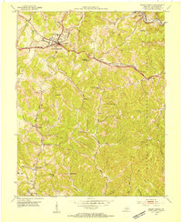 Mount Vernon 1953 topographic map thumbnail